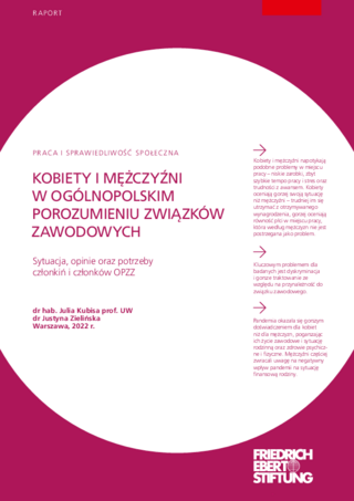 Kobiety i mężczyźni w ogólnopolskim porozumieniu związków zawodowych
