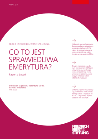 Co to jest sprawiedliwa emerytura?