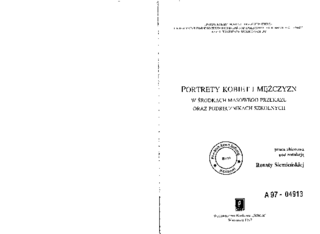Portrety kobiet i mężczyzn w środkach masowego przekazu oraz podręcznikach szkolnych