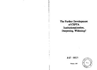 The further development of CEFTA