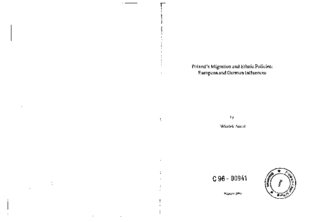 Poland's migration and ethnic policies